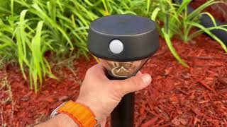 Ring Solar Pathlight Installation & Review | How Well Do They Work? | Flower Bed Sidewalk Lights
