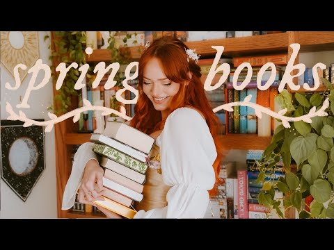 Top 15 Favorite Spring Books // cottagecore book recomendations to read in a field of flowers