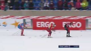 Justyna Kowalczyk wins the sprint in Otepää