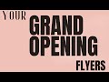 How to Promote Your Grand Opening With Door to Door Flyers!