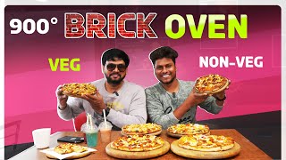 Best pizza in Hyderabad | 900 Degree Brick Oven Pizza | Street food Hyderabad | Italin food