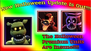 New Halloween Update in Five Nights TD!!!!(FNTD) The New Halloween Units Are Insane!!!!!