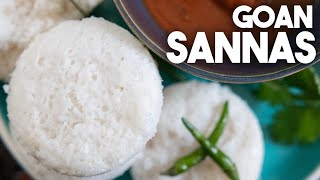 Instant Sannas - Fluffy Rice Cakes (Like Idli) | Made without Toddy | Kravings