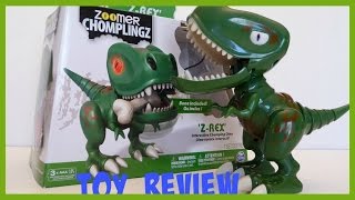 ZOOMER CHOMPLINGZ 'Z-REX' INTERACTIVE CHOMPING DINO TOY REVIEW