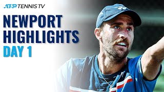 Johnson Opens Against Kudla; Anderson Takes On Marchenko | Newport 2021 Highlights Day 1