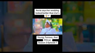 Annie shades Zari’s wedding👀reaction on my channel #youngfamousandafrican #africannews #netflix