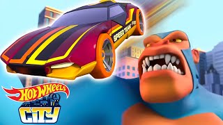 Kłopoty w Hot Wheels City! Niesamowite animowane przygody! 🤯