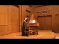 J.S.Bach: 15 Invention No.6 in E major BWV777(Fortepiano, live)