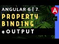 Angular 6 - Output Property Binding with EventEmitter - Passing Data Between Components