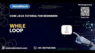 23. Core Java Tutorial for Beginners | While loop
