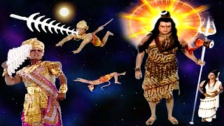 इंद्र ने हनुमान जी पर बज्र से किया प्रहार ये देख महादेव होये क्रोधित | #Digital_Shri_Krishan