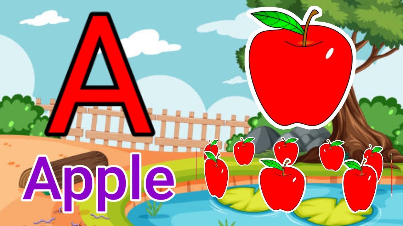 A For Apple B For Ball, Abcd Phonics Songs, Alphabets, Alphabet Songs ...