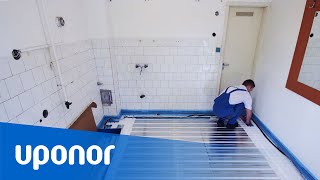 Uponor Siccus underfloor heating