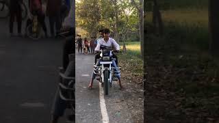 Bike riding stunt #trending #status #video