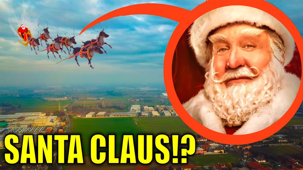 BABBO NATALE Ripreso Dal DRONE Nella VITA REALE!? - YouTube