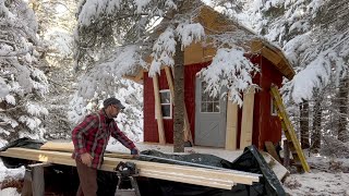 Remote Off Grid Cabin Building Project ....Part 2
