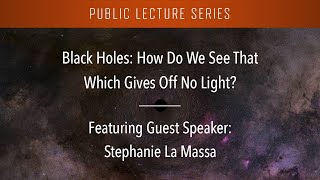 Black Holes: How Do We See That Which Gives Off No Light?