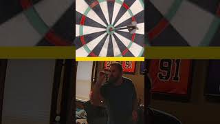 INSANE DART TRICKSHOT! 😱🔥 #darts #180 #trickshots