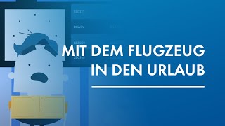 Mit dem Flugzeug ✈️ in den Urlaub 🏝️🏖️☀️.  Denken Sie daran– bei Ärger mit dem Flug haben Sie Rechte