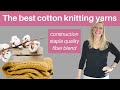 The best cotton knitting yarn