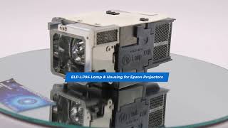 Jaspertronics™ OEM ELP-LP94 Lamp \u0026 Housing for Epson Projectors