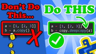 How To Copy Lists In Python - Shallow Copy vs Deep Copy