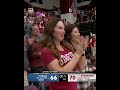 Steph Curry was hyped for Cameron Brink's block to seal the dub for Stanford 👏 #shorts