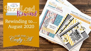 SheetLoad Rewind to August 2020 | Using 6x6 Paper - No Scraps