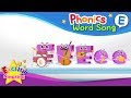 Phonics Word song E - English Songs - Educational video for Kids