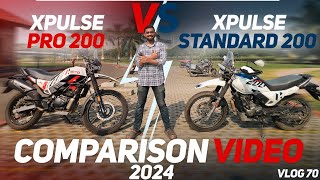 Xpulse pro 200 VS Xpulse standard 200..🤩☮️ Comparison video..🤩☮️Vlog 70.#comparsion #xpulse #2024