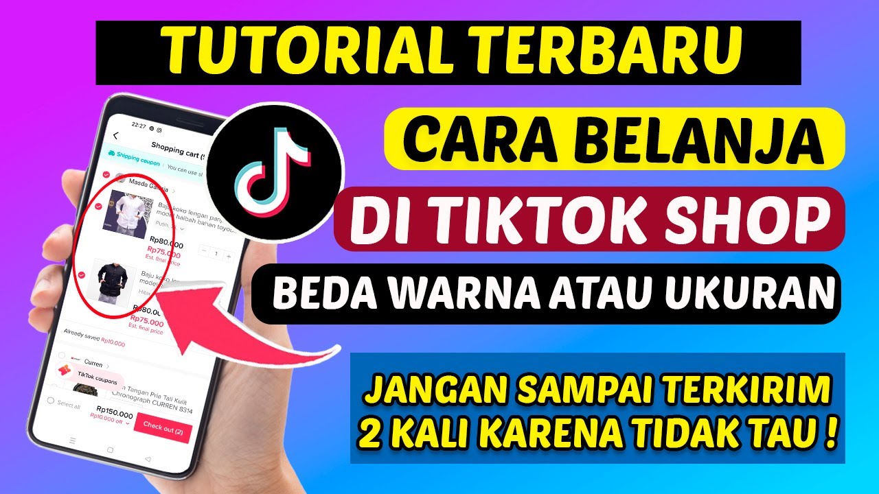 Cara Membeli Barang Di Tiktok Shop Beda Warna Atau Ukuran - YouTube