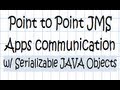 Point to Point JMS Applications communication w/ Serializable JAVA Objects