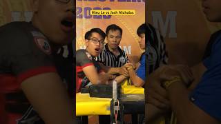 Hieu Le vs Josh Nicholas #armwrestling #vậttayviệtnam #армрестлинг #vậttay #vattay #svaa