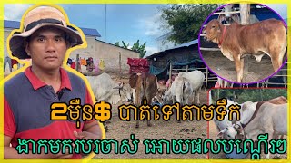 ២ម៉ឺនដូល្លា ហូរបាត់តាមទឹក ងាកមករបរចាស់ អោយផល បណ្តើរៗ [ @Mr_red_cow ]