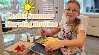 Leah's Summer Morning Routine! **Officially Leah**