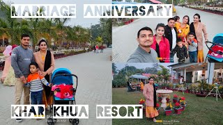 5th Marriage Anniversary vlog|Khar khua resort|