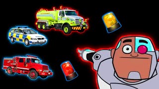 Ambulance, Police,Fire Truck Siren Horn Sound Variations in 46 Seconds