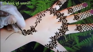 كيف تعملين نقش حناء بنفسك ✨ beautiful Henna