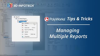 Managing Multiple Reports | PolyWorks Tips & Tricks