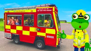 Gecko And The Mini Fire Truck | Gecko's Real Vehicles | Fire Trucks For Kids | Educational Videos