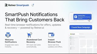 Web push notification Smartpush by Retner.ai