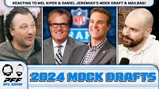 Reacting to Mel Kiper & Daniel Jeremiah's Mock Draft & Mailbag! | PFF NFL Show
