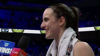 Caitlin Clark reacts to preseason debut with Indiana Fever | WNBA on ESPN