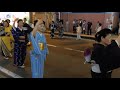 湯沢絵どうろうまつり　地元婦人会の七夕踊り　２０１７年８月５日