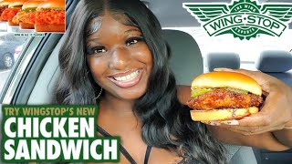 WINGSTOP NEW CHICKEN SANDWICH IN 12 DIFFERENT FLAVORS /FOOD REVIEW #wingstop #chickensandwich
