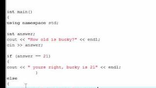 C++ Tutorial - 18 - The if else Statement