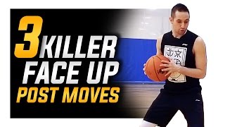 3 Killer Face Up Post Moves: Basketball Post Moves for Big Men