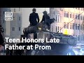 Teen Goes to Prom in WWII-Era Tank to Honor Late Dad