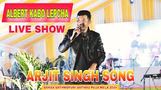 Albert Kabo Lepcha Live Performance | Arjit Singh Song | Bathwofuri Bathou Puja Mela 2024 |