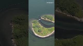 ひょうたん形の湖、箱庭の世界　赤穂海浜公園（赤穂市御崎）